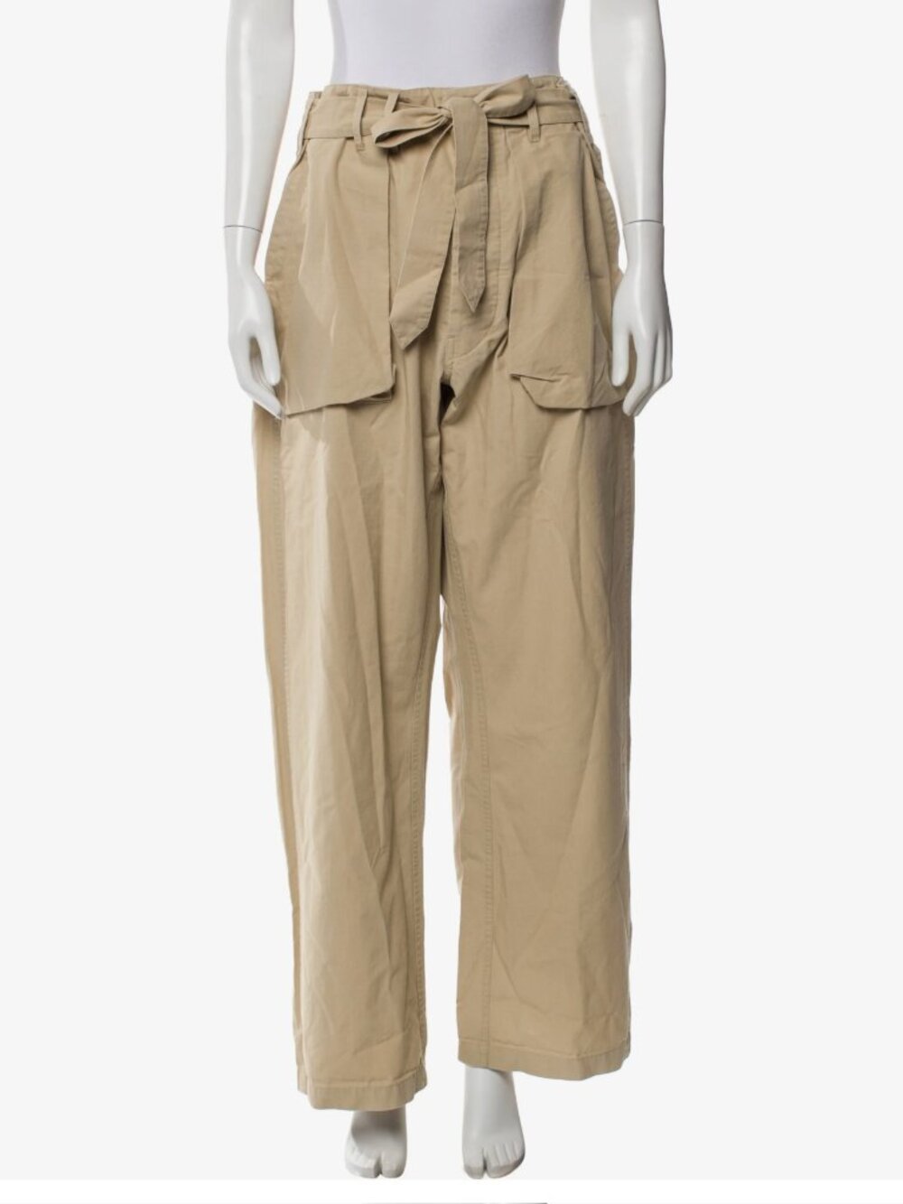 Nwt R13 High-Waist Utility Pants with Tie Belt